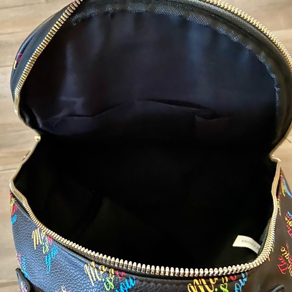 The Magic is You Black Backpack with Colorful Graphics with Black Cosmetic Bag main image 9